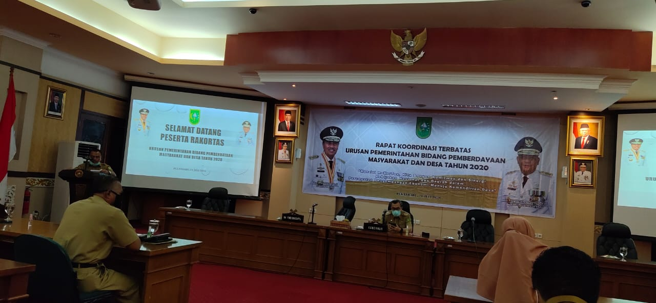 Rapat Koordinasi Terbatas Urusan Pemerintahan Bidang Pemberdayaan Masyarakat Dan Desa Tahun 2020