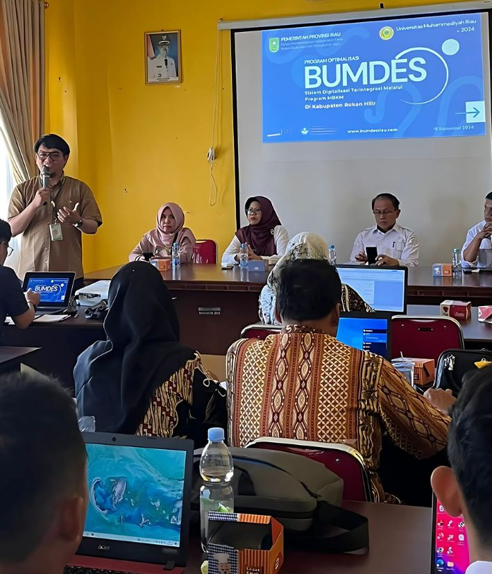 Akhirnya, Kabupaten Rohil Penutup Roadshow Pelatihan  "Sistem Digitalisasi Terintegrasi"BUMDES di Provinsi Riau